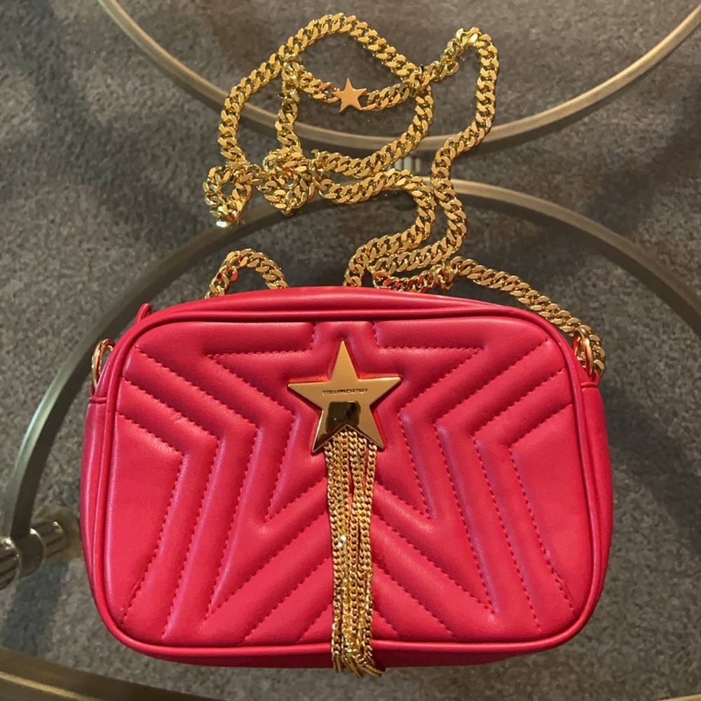 Stella McCartney "Stella Star" Quilted Tassel Chain Bag